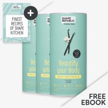 3x Beauty Shake nach Wahl — inkl. gratis Rezept Buch
