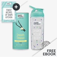 1x Slim Shake nach Wahl + Blender Bottle — inkl. gratis Rezept Buch