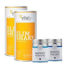 2 x Slim Shake (2x500g) + Teatox Skinny Teatox bio 14 Tage Programm (50g+60g)