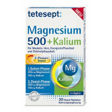 Magnesium 500 + Kalium (30 Tabletten)