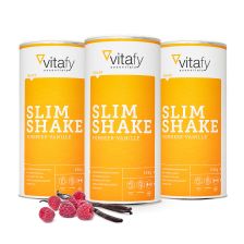 3 x Slim Shake Himbeer-Vanille (3x500g)