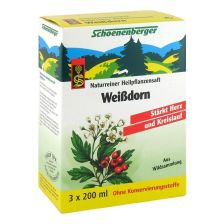 Weißdorn Naturreiner Heilpflanzensaft (3x200ml)