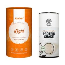 Bio Protein Shape Shifter Schokolade (450g) + Xucker light europ. Erythrit (1000g)