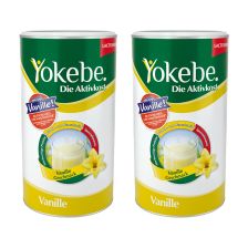 2 x Yokebe Aktivkost Vanille Pulver Lactosefrei (2x500g)