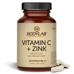 Vitamin C + Zink (120 Kapseln)