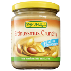 Crunchy peanutbutter with salt bio (250g)