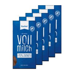 5 x Xylit-Vollmilchschokolade (5x80g)