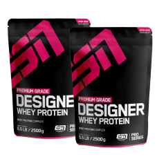 2 x Designer Whey (2x2500g)