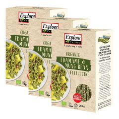 3 x Fettuccine Edamame & Mungbohnen bio (3x200g)