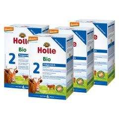 4x Holle Bio-Folgemilch 2 nach dem 6. Monat (4x600g)