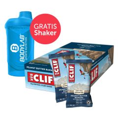 Clif Bar (12x68g) + Bodylab 24 Shaker gratis