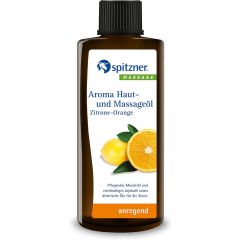 Aroma Haut- und Massageöl Zitrone-Orange (190ml)