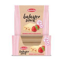 Balance Snack Riegel - 18x38g - Erdbeer Vanille