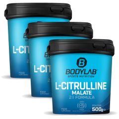 3 x L-Citrulline Malate (je 500g)