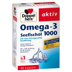 Seefischöl Omega3 1000 (80 Kapseln)