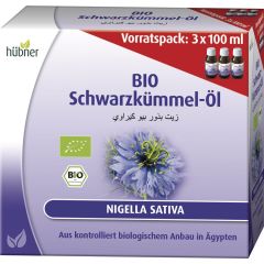 Bio Schwarzkümmel-Öl Vorratspack (3x100ml)