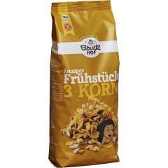 3-Korn Knusper Frühstück glutenfrei bio (225g)