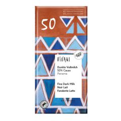 Dunkle Vollmilch 50% Cacao Panama bio (80g)