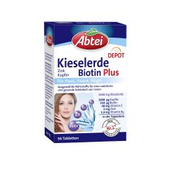 Kieselerde Plus Zink Kupfer Biotin Depot (56 Tabletten)