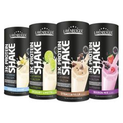 4 x LowCarb.one 3K Protein-Shake mixed bundle (4x360g)