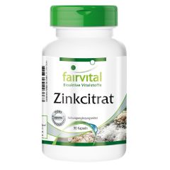 Zinkcitrat mit 50mg Zink (90 Kapseln)