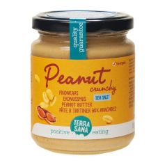Erdnussmus crunchy mit Meersalz bio (250g)