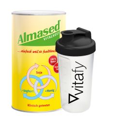 Vitalkost Pulver Almased (500g) + Vitafy Shaker (600ml)