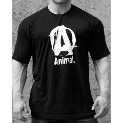 Animal Basic Logo Tee Black