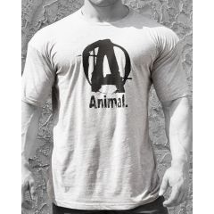 Animal Basic Logo Tee Grey