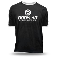 T-Shirt Boston Schwarz/ Weiß mit Logo