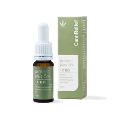 Protect Plus 5% - Bio-Hanfsamenöl mit CBD, Süßholzwurzel und Zimt (10ml)