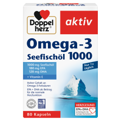 Seefischöl Omega3 1000 (80 Kapseln)