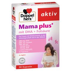 Mama plus mit DHA + Folsäure (30 Kapseln)