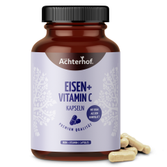 Eisen + Vitamin C (180 Kapseln)