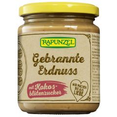 Gebrannte Erdnuss Aufstrich mit Kokosblütenzucker bio (250g)