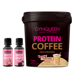 Protein Coffee + 2x Tasty Drops