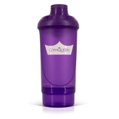 Shaker mit Pulverfach "Shake the crown" (500ml)