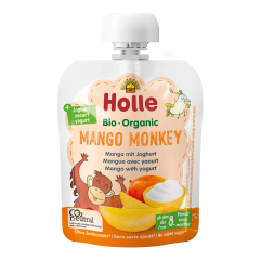 Bio Mango Monkey - Pouchy Mango mit Joghurt, ab dem 8. Monat (85g)