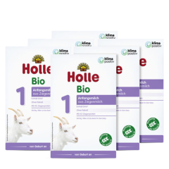 6er Pack Bio-Anfangsmilch 1 auf Ziegenmilchbasis, von Geburt an (400g)