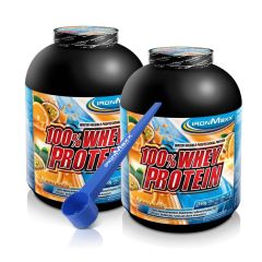 2 x 100% Whey Protein (2350g) + Dosierlöffel gratis!