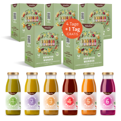Kräuterwunder Bio Fastenkur 4+1 Tag gratis