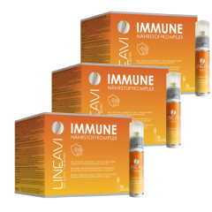 LINEAVI Immun 3-Monatspackung (3x30x25ml Trinkfläschchen + 3x30 Omega 3 Kapseln)