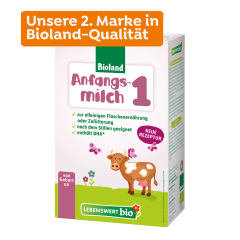 Lebenswert Bio-Anfangsmilch 1, von Geburt an (500g)