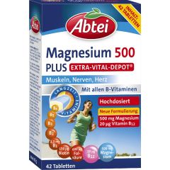 Magnesium 500 Plus Extra-Vital-Depot (42 Tabletten)