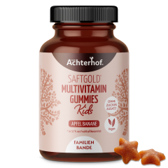 Saftgold Multivitamin Kids Gummies Apfel Banane (190 Stück)