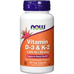 Vitamin D3 & K2 1000 I.U. (120 Kapseln)