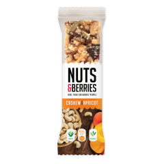 Crunchy Nut Bar Bio Cashew Apricot (15x30g)