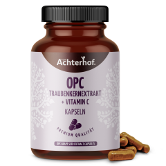 OPC Traubenkernextrakt + Vitamin C Kapseln (200 Kapseln)