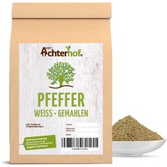 Pfeffer weiß gemahlen