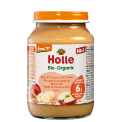 Apfel & Banane mit Dinkel - 190g - Bio ab dem 6. Monat
